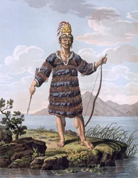 Habitante das Ilhas Renard, Papua Nova Guiné, 1812-13